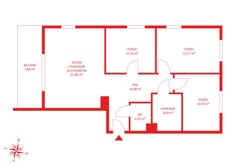 Mieszkanie na sprzedaż - Leśna Rumia, Wejherowski, 75,22 m², 759 722 PLN, NET-PH993655