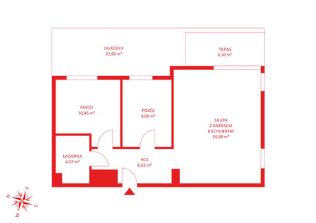 Mieszkanie na sprzedaż - Leśna Rumia, Wejherowski, 58,68 m², 607 338 PLN, NET-PH944869