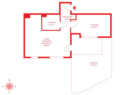 Mieszkanie na sprzedaż - Cygańska Góra Suchanino, Gdańsk, 45,17 m², 889 218 PLN, NET-PH655895