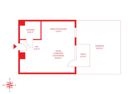 Mieszkanie na sprzedaż - Podskarbińska Praga-Południe, Warszawa, Praga-Południe, Warszawa, 34,95 m², 657 404 PLN, NET-PH691689