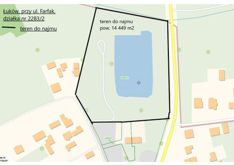 Działka do wynajęcia - Farfak Łuków, Łukowski, 14 449 m², 4334 PLN, NET-23847