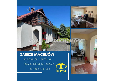 Dom na sprzedaż - Myśliwska Maciejów, Zabrze, Zabrze M., 120 m², 720 000 PLN, NET-RYL-DS-9062