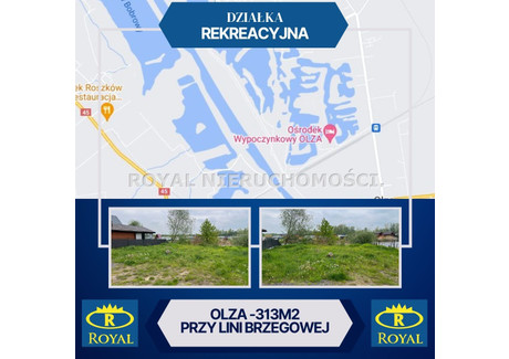 Działka na sprzedaż - Kolejowa Olza, Gorzyce, Wodzisławski, 313 m², 99 000 PLN, NET-RYL-GS-8975