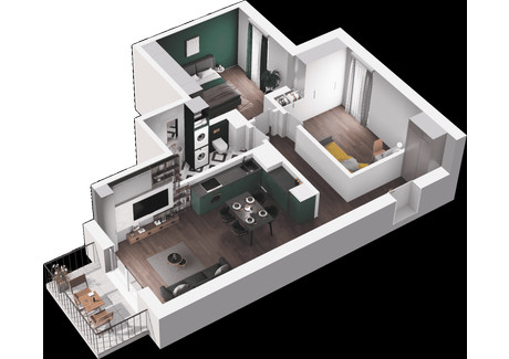 Mieszkanie na sprzedaż - ul. Polska 10 Mokotów, Warszawa, 66,41 m², inf. u dewelopera, NET-A029