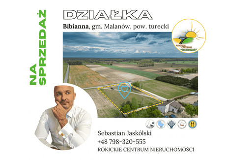 Działka na sprzedaż - Bibianna, Malanów (gm.), Turecki (pow.), 3000 m², 99 000 PLN, NET-72