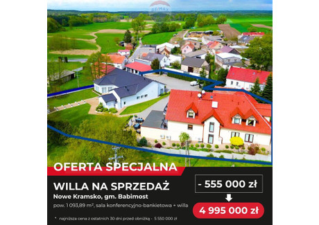 Lokal na sprzedaż - Powstańców Wielkopolskich Nowe Kramsko, Babimost, Zielonogórski, 1093,89 m², 4 995 000 PLN, NET-43/9148/OOS