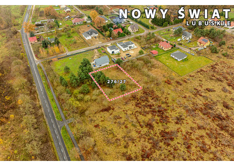 Działka na sprzedaż - Nowy Świat, Sulechów, Zielonogórski, 1511 m², 149 599 PLN, NET-160/9148/OGS