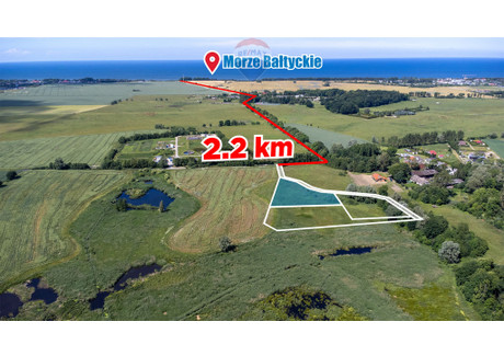 Działka na sprzedaż - Kiszkowo, Będzino, Koszaliński, 4343 m², 149 000 PLN, NET-GDF21216