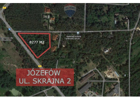 Działka na sprzedaż - Skrajna Józefów, Otwocki, 8277 m², 3 844 440 PLN, NET-1541/4565/OGS