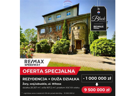 Dom na sprzedaż - Witosa Żary, Żarski, 907,2 m², 9 500 000 PLN, NET-115/9148/ODS