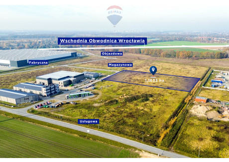 Działka na sprzedaż - Magazynowa Dobrzykowice, Czernica, Wrocławski, 11 633 m², 4 800 000 PLN, NET-155/9148/OGS