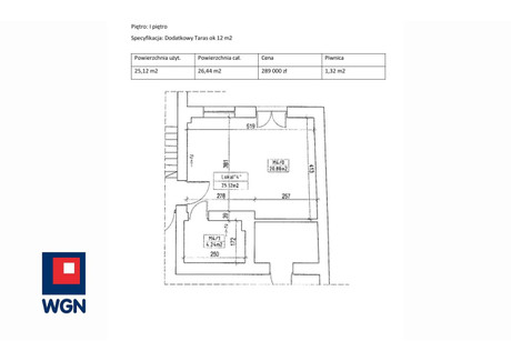 Mieszkanie na sprzedaż - Podgórna Bydgoszcz, Bydgoszcz (Grodzki), 26,44 m², 289 000 PLN, NET-22420008