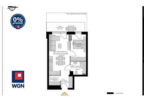 Mieszkanie na sprzedaż - Park Blezacki, Piotrków Trybunalski, Piotrków Trybunalski (Grodzki), 41,29 m², 313 804 PLN, NET-62220084