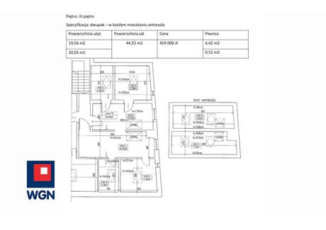 Mieszkanie na sprzedaż - Podgórna Bydgoszcz, Bydgoszcz (Grodzki), 44,55 m², 459 000 PLN, NET-22490008