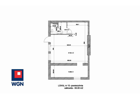 Biuro do wynajęcia - Piotra Czajkowskiego Sołtysowice, Wrocław, 55 m², 2150 PLN, NET-15919