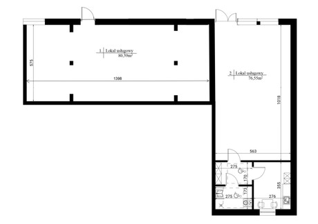 Biuro do wynajęcia - Łomża, 76,55 m², 2679 PLN, NET-2028