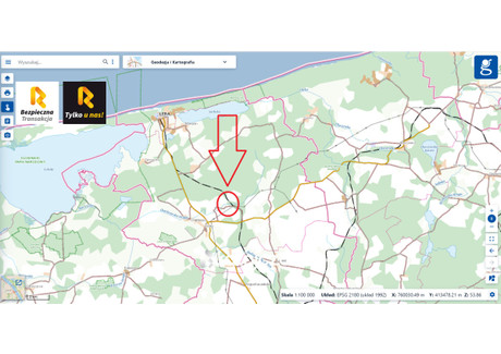 Działka na sprzedaż - Wrzeście, Wicko, Lęborski, 3174 m², 177 000 PLN, NET-R-613211