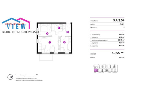 Mieszkanie na sprzedaż - Borkowska Orunia Górna, Gdańsk, 56,81 m², 536 000 PLN, NET-439/5952/OMS