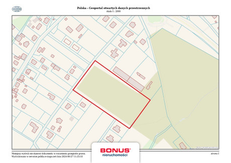 Działka na sprzedaż - Płonia, Szczecin, 16 261 m², 6 504 400 PLN, NET-BON45816