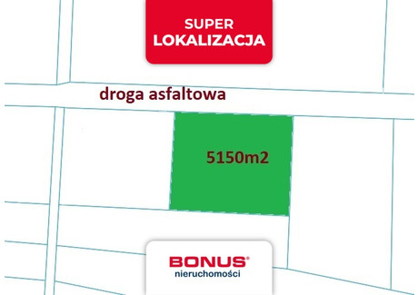 Działka na sprzedaż - Tarczyńska Mszczonów, Żyrardowski, 5160 m², 1 299 000 PLN, NET-BON46605