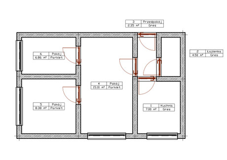 Mieszkanie na sprzedaż - Marsz. Józefa Piłsudskiego Grudziądz, kujawsko-pomorskie, 44,2 m², 176 000 PLN, NET-gratka-38933475