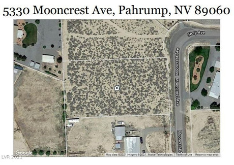 Działka na sprzedaż - 5330 Mooncrest Avenue Pahrump, Usa, 4451,54 m², 42 500 USD (170 850 PLN), NET-91584490