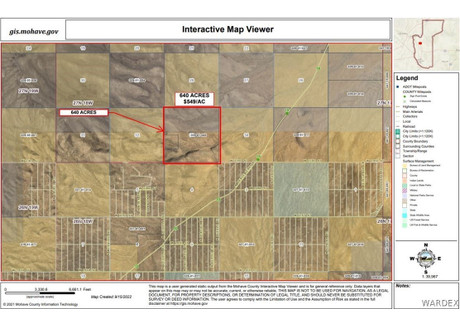 Działka na sprzedaż - 000 23rd Dolan Springs, Usa, 2 589 988 m², 1 280 000 USD (5 004 800 PLN), NET-95591163