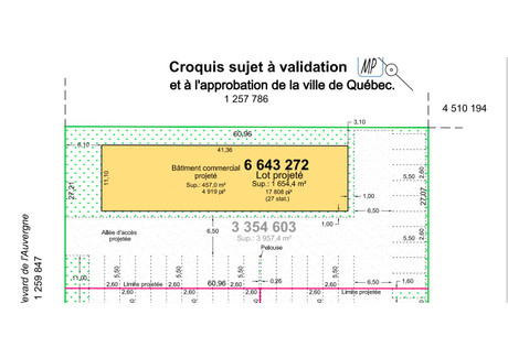 Działka na sprzedaż - Boul. de l'Auvergne, Les Rivières, QC G2X1X5, CA Les Rivières, Kanada, 1655 m², 735 667 USD (2 824 962 PLN), NET-101063035