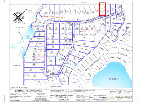 Działka na sprzedaż - 8 Ch. du Lac-Carillon, Notre-Dame-de-Montauban, QC G0X1W0, CA Notre-Dame-De-Montauban, Kanada, 5700 m², 35 475 USD (144 384 PLN), NET-99149317