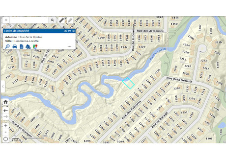 Działka na sprzedaż - Rue de la Rivière, L'Ancienne-Lorette, QC G2E5B3, CA L'ancienne-Lorette, Kanada, 586 m², 8982 USD (36 556 PLN), NET-94613559