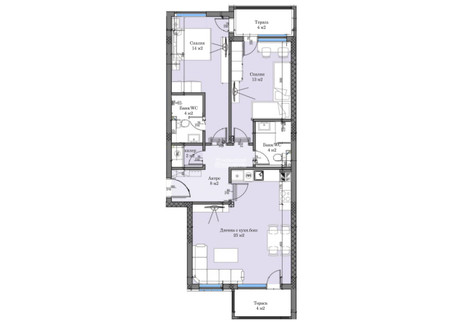 Mieszkanie na sprzedaż - Кършияка/Karshiaka Пловдив/plovdiv, Bułgaria, 107 m², 128 671 USD (515 971 PLN), NET-100188283