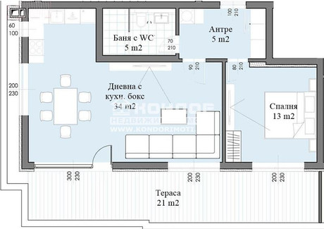 Mieszkanie na sprzedaż - Западен, Гребна база/Zapaden, Grebna baza Пловдив/plovdiv, Bułgaria, 108 m², 117 413 USD (450 866 PLN), NET-87450732