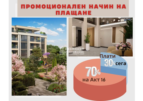 Mieszkanie na sprzedaż - Въстанически, бул.'Южен'/Vastanicheski, bul.'Iujen' Пловдив/plovdiv, Bułgaria, 74 m², 100 399 USD (411 636 PLN), NET-97577092