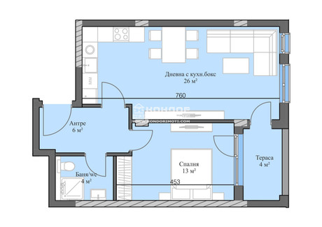 Mieszkanie na sprzedaż - Кършияка/Karshiaka Пловдив/plovdiv, Bułgaria, 75 m², 91 762 USD (351 448 PLN), NET-98084482