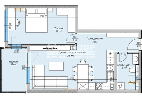 Mieszkanie na sprzedaż - Кършияка, Герджика/Karshiaka, Gerdjika Пловдив/plovdiv, Bułgaria, 83 m², 147 174 USD (579 866 PLN), NET-92855953