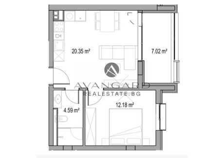 Mieszkanie na sprzedaż - Христо Смирненски, МОЛ Пловдив/Hristo Smirnenski, MOL Plovdiv Пловдив/plovdiv, Bułgaria, 61 m², 167 549 USD (643 387 PLN), NET-100757606