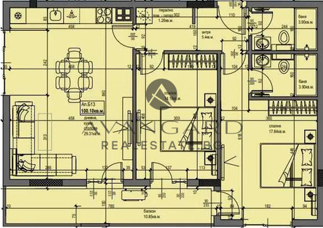 Mieszkanie na sprzedaż - Христо Смирненски/Hristo Smirnenski Пловдив/plovdiv, Bułgaria, 117 m², 157 688 USD (605 523 PLN), NET-99791559