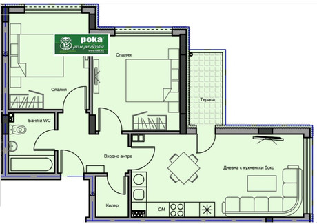 Mieszkanie na sprzedaż - Аязмото/Aiazmoto Стара Загора/stara-Zagora, Bułgaria, 97 m², 93 976 USD (360 867 PLN), NET-99793453