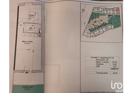 Mieszkanie na sprzedaż - Etampes, Francja, 44 m², 164 808 USD (683 955 PLN), NET-103318489