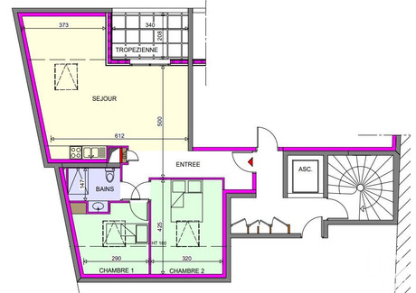 Mieszkanie na sprzedaż - Feurs, Francja, 55 m², 234 391 USD (897 716 PLN), NET-100728643