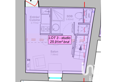 Mieszkanie na sprzedaż - La Tour-De-Salvagny, Francja, 22 m², 104 460 USD (427 240 PLN), NET-100638511