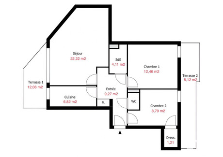 Mieszkanie na sprzedaż - Montreuil, Francja, 66 m², 455 824 USD (1 905 343 PLN), NET-99767997