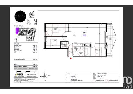 Mieszkanie na sprzedaż - Agde, Francja, 83 m², 346 684 USD (1 411 004 PLN), NET-102612978