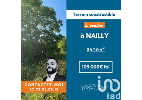 Działka na sprzedaż - Nailly, Francja, 3418 m², 115 011 USD (470 395 PLN), NET-99868879