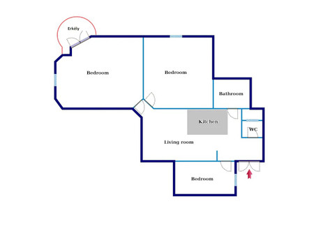 Mieszkanie do wynajęcia - Pannónia utca Budapest, Węgry, 100 m², 456 USD (1788 PLN), NET-100074408