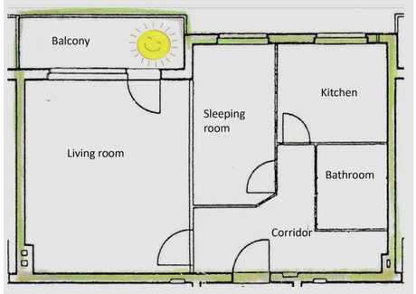 Mieszkanie do wynajęcia - Alt-Mariendorf Berlin, Niemcy, 50 m², 1380 USD (5728 PLN), NET-102039949