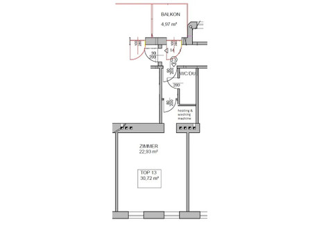 Mieszkanie do wynajęcia - Arnsteingasse Vienna, Austria, 31 m², 1231 USD (4938 PLN), NET-94185374