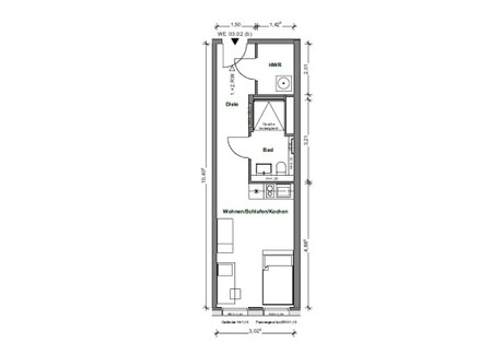 Mieszkanie do wynajęcia - Rudower Chaussee Berlin, Niemcy, 31 m², 1422 USD (5462 PLN), NET-94260983