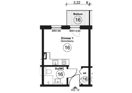 Mieszkanie do wynajęcia - Crailsheimer Straße Berlin, Niemcy, 25 m², 1079 USD (4328 PLN), NET-95125803