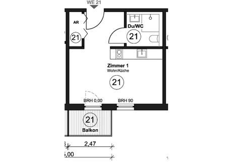 Mieszkanie do wynajęcia - Crailsheimer Straße Berlin, Niemcy, 29 m², 1252 USD (5020 PLN), NET-95220420